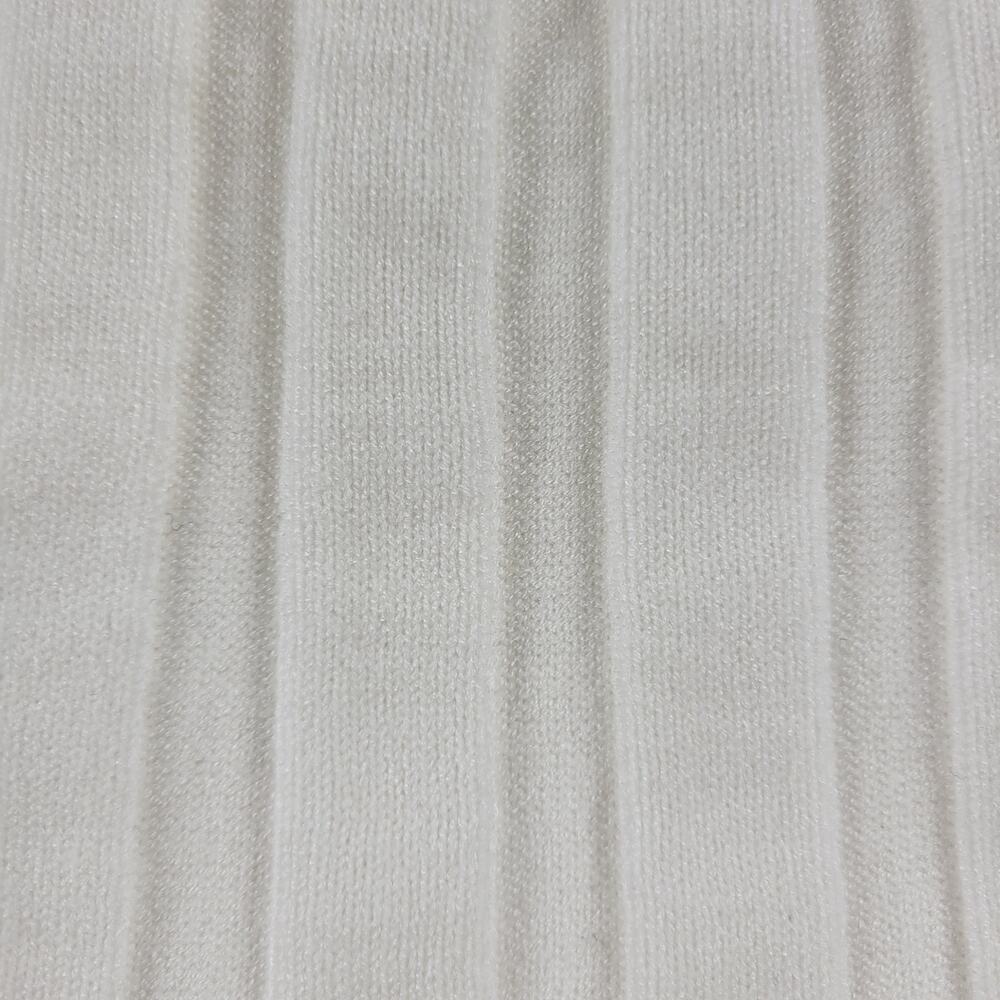 Emerson Lang Knit Off-Shoulder Top Womens M White Long Sleeve Cropped Sweater - Picture 15 of 16